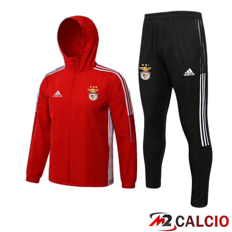 Maglie Calcio Personalizzate,Tute Calcio Squadre,Maglia Nazionale Italiana Calcio | Giacca Con Cappuccio Tuta S.L Benfica Rosso 2021/2022