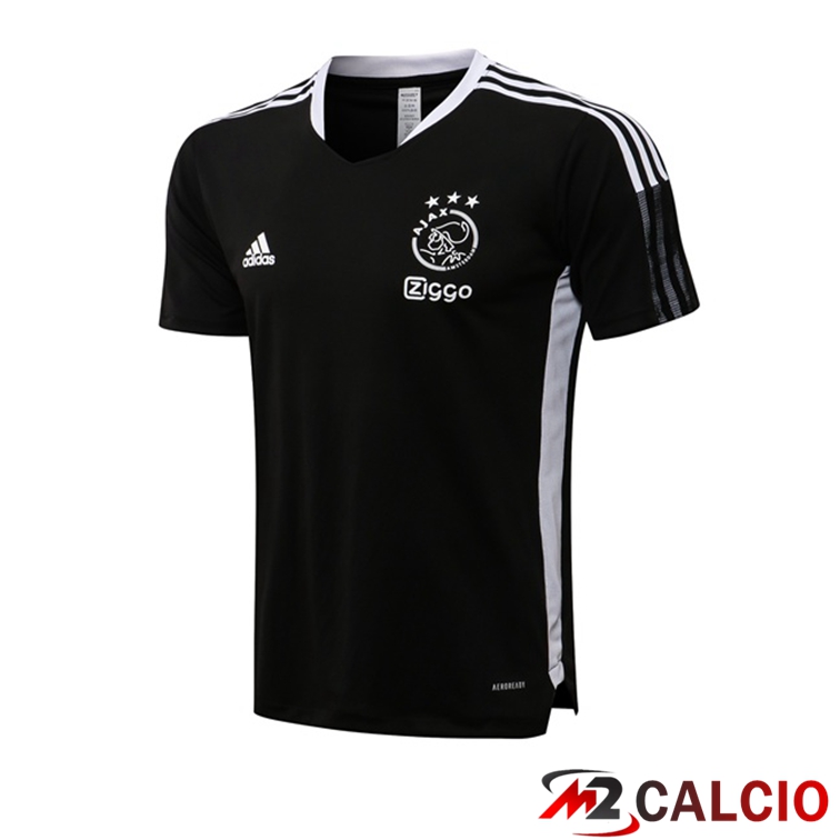 Maglie Calcio Personalizzate,Tute Calcio Squadre,Maglia Nazionale Italiana Calcio | Maglia Allenamento AFC Ajax Nero 2021/2022
