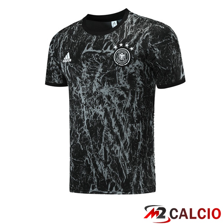 Maglie Calcio Personalizzate,Tute Calcio Squadre,Maglia Nazionale Italiana Calcio | Maglia Allenamento Germania Nero 2021/2022
