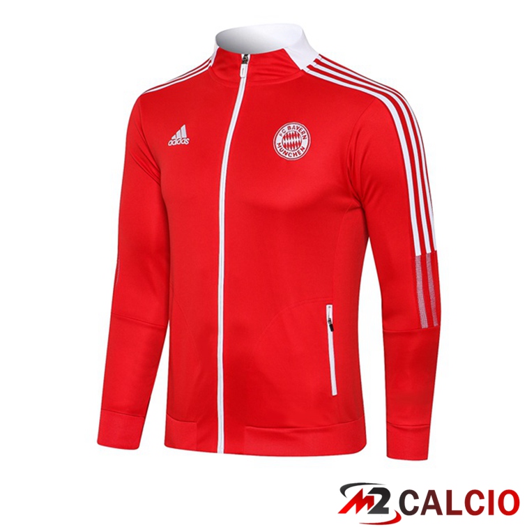 Maglie Calcio Personalizzate,Tute Calcio Squadre,Maglia Nazionale Italiana Calcio | Giacca Calcio Bayern Monaco Rosso 2021/2022