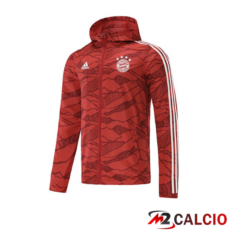Maglie Calcio Personalizzate,Tute Calcio Squadre,Maglia Nazionale Italiana Calcio | Giacca A Vento Bayern Monaco Rosso 2021/2022