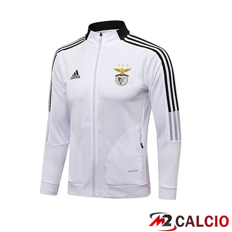 Maglie Calcio Personalizzate,Tute Calcio Squadre,Maglia Nazionale Italiana Calcio | Giacca Calcio S.L Benfica Bianco 2021/2022