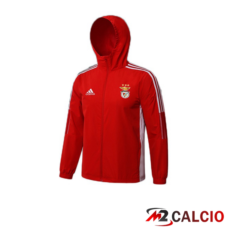Maglie Calcio Personalizzate,Tute Calcio Squadre,Maglia Nazionale Italiana Calcio | Giacca Con Cappuccio S.L Benfica Rosso 2021/2022