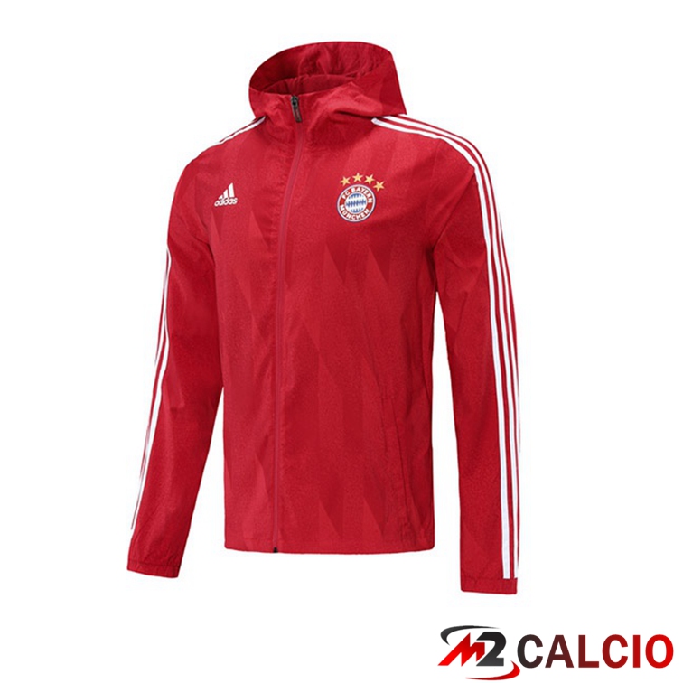 Maglie Calcio Personalizzate,Tute Calcio Squadre,Maglia Nazionale Italiana Calcio | Giacca A Vento Bayern Monaco Rosso 2021/2022