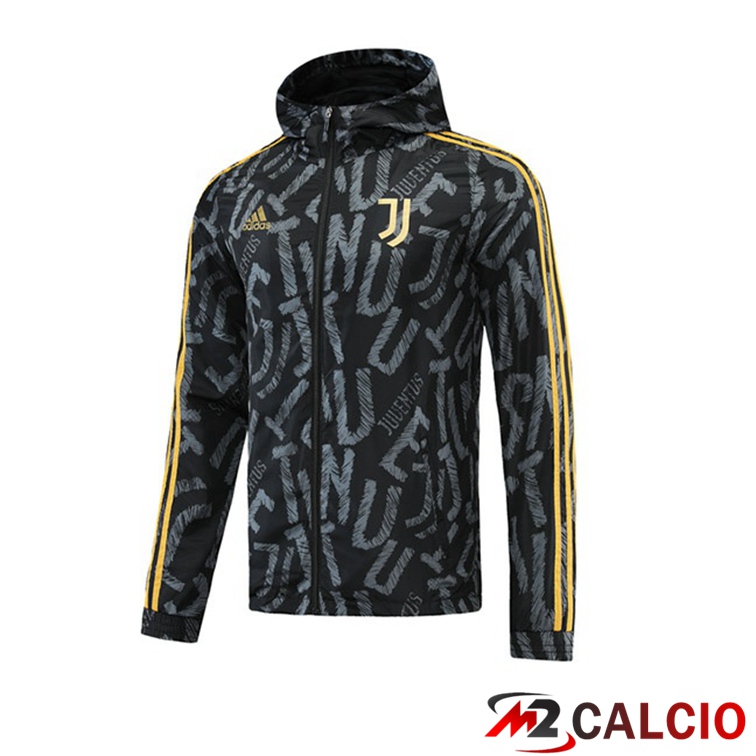 Maglie Calcio Personalizzate,Tute Calcio Squadre,Maglia Nazionale Italiana Calcio | Giacca A Vento Juventus Nero 2021/2022