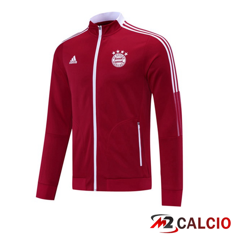 Maglie Calcio Personalizzate,Tute Calcio Squadre,Maglia Nazionale Italiana Calcio | Giacca Calcio Bayern Monaco Rosso 2021/2022