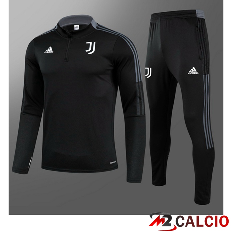 Maglie Calcio Personalizzate,Tute Calcio Squadre,Maglia Nazionale Italiana Calcio | Tuta Calcio Bambino Juventus Nero 2021/2022