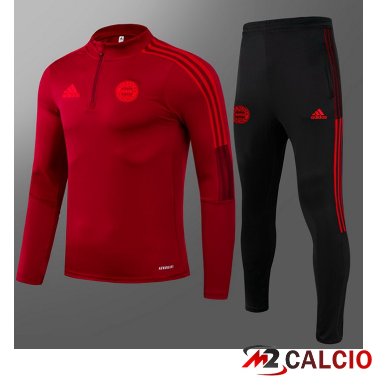 Maglie Calcio Personalizzate,Tute Calcio Squadre,Maglia Nazionale Italiana Calcio | Tuta Calcio Bambino Bayern Monaco Rosso 2021/2022