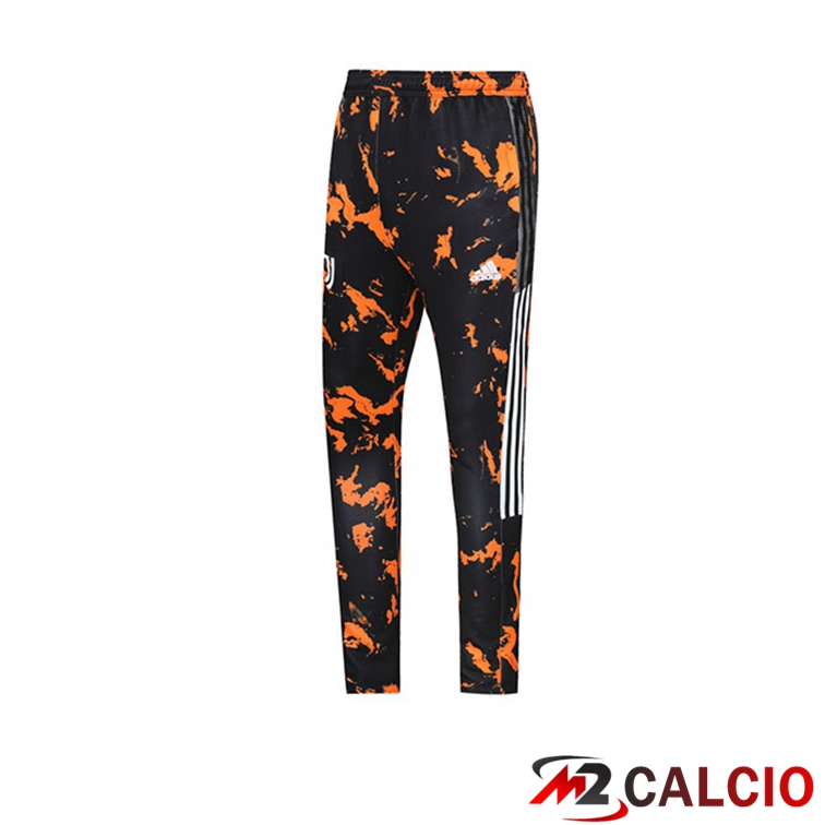 Maglie Calcio Personalizzate,Tute Calcio Squadre,Maglia Nazionale Italiana Calcio | Pantaloni Da Training Juventus Nero Arancia 2021/2022