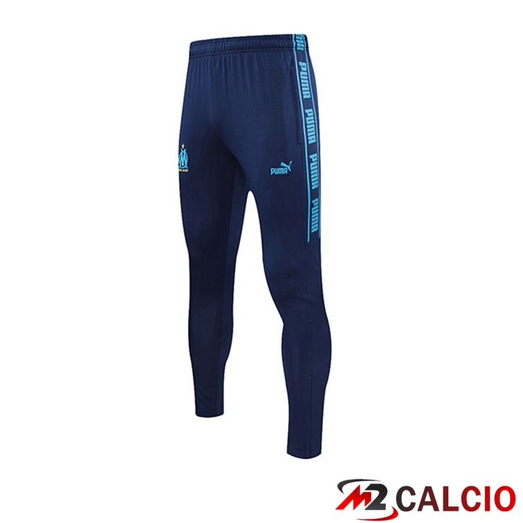 Maglie Calcio Personalizzate,Tute Calcio Squadre,Maglia Nazionale Italiana Calcio | Pantaloni Da Training Marsiglia OM Blu Reale 2021/2022