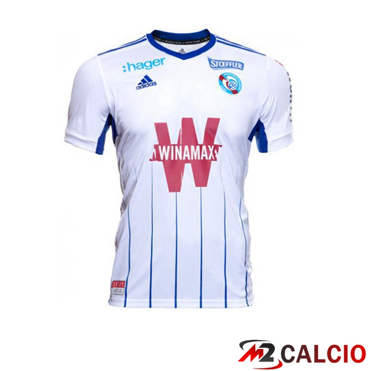Maglie Calcio Personalizzate,Tute Calcio Squadre,Maglia Nazionale Italiana Calcio | Maglie Calcio RC Strasbourg Alsace Seconda 21/22