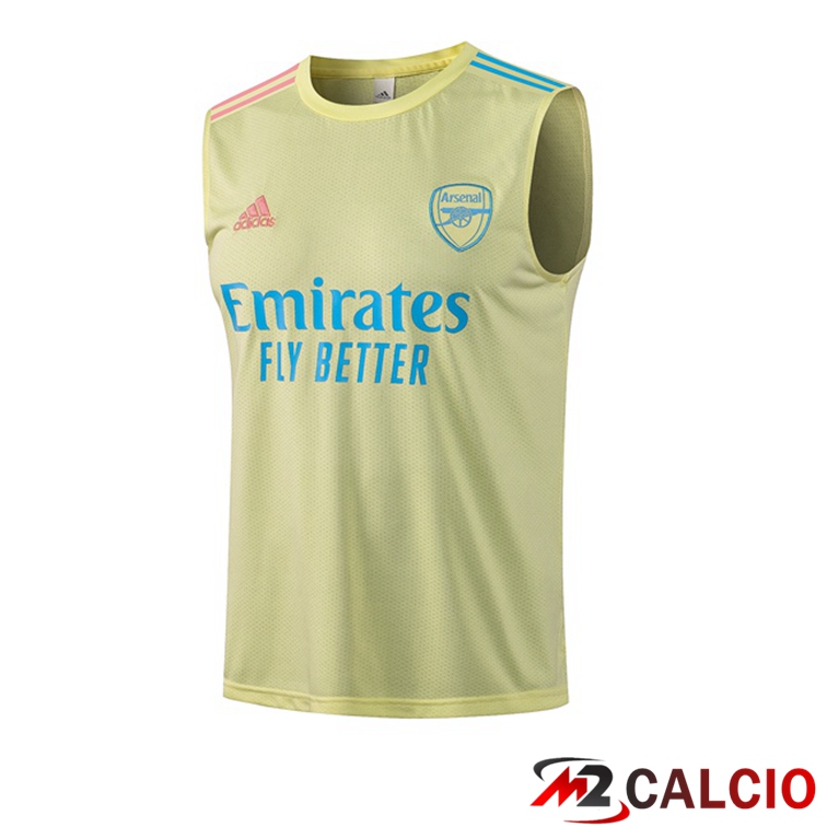 Maglie Calcio Personalizzate,Tute Calcio Squadre,Maglia Nazionale Italiana Calcio | Canotta Calcio FC Arsenal Giallo 2021/2022