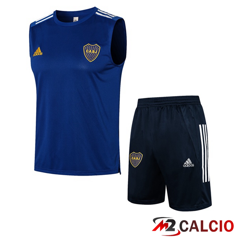 Maglie Calcio Personalizzate,Tute Calcio Squadre,Maglia Nazionale Italiana Calcio | Canotta Calcio Boca Juniors + Pantaloncini Blu 2021/2022