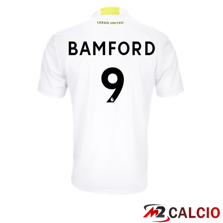 Maglie Calcio Personalizzate,Tute Calcio Squadre,Maglia Nazionale Italiana Calcio | Maglia Leeds United (BAMFORD 9) Prima Bianco 2021/22