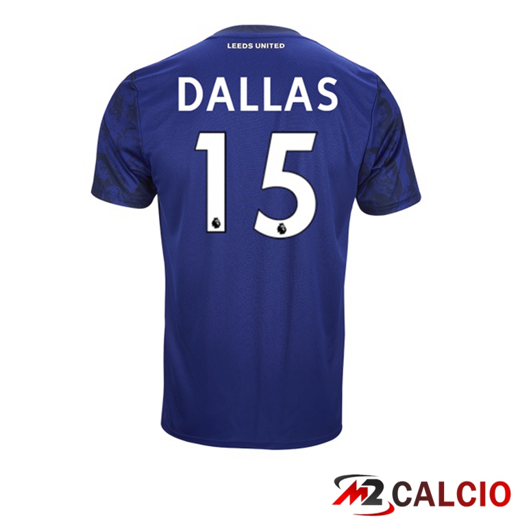 Maglie Calcio Personalizzate,Tute Calcio Squadre,Maglia Nazionale Italiana Calcio | Maglia Leeds United (DALLAS 15) Seconda Blu 2021/22