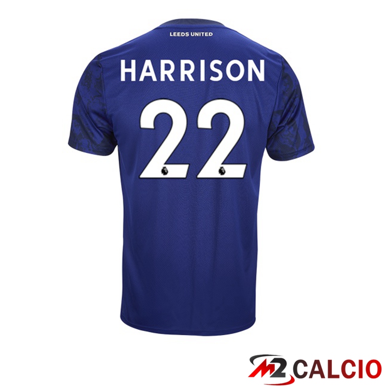 Maglie Calcio Personalizzate,Tute Calcio Squadre,Maglia Nazionale Italiana Calcio | Maglia Leeds United (HARRISON 22) Seconda Blu 2021/22