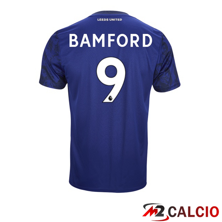 Maglie Calcio Personalizzate,Tute Calcio Squadre,Maglia Nazionale Italiana Calcio | Maglia Leeds United (BAMFORD 9) Seconda Blu 2021/22