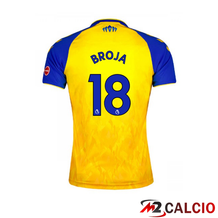 Maglie Calcio Personalizzate,Tute Calcio Squadre,Maglia Nazionale Italiana Calcio | Maglia Southampton FC (BROJA 18) Seconda Giallo 2021/22