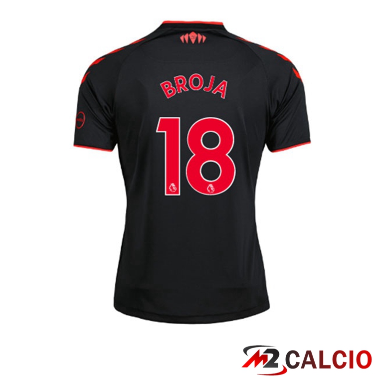 Maglie Calcio Personalizzate,Tute Calcio Squadre,Maglia Nazionale Italiana Calcio | Maglia Southampton FC (BROJA 18) Terza Nero 2021/22