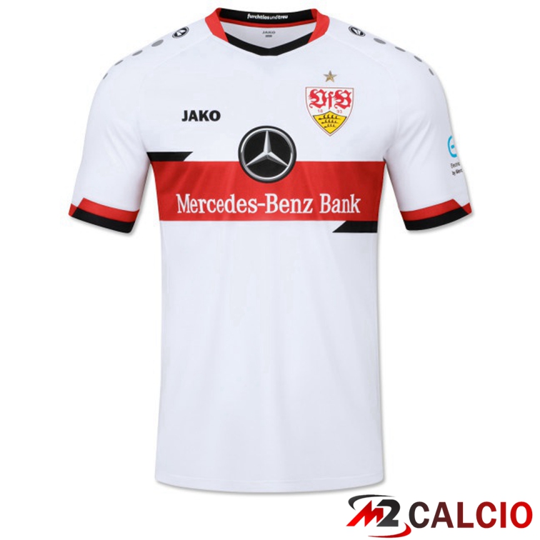 Maglie Calcio Personalizzate,Tute Calcio Squadre,Maglia Nazionale Italiana Calcio | Maglia VfB Stuttgart Prima Bianco 2021/22