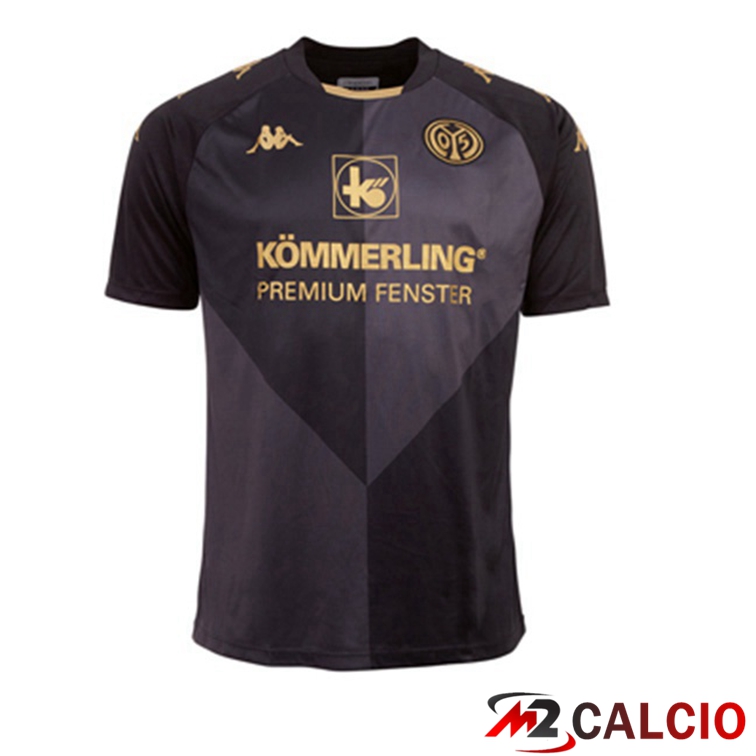 Maglie Calcio Personalizzate,Tute Calcio Squadre,Maglia Nazionale Italiana Calcio | Maglia FSV Mainz 05 Terza Nero 2021/22