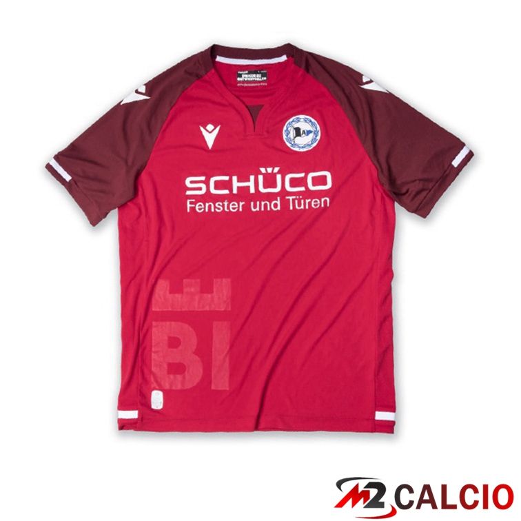 Maglie Calcio Personalizzate,Tute Calcio Squadre,Maglia Nazionale Italiana Calcio | Maglia Arminia Bielefeld Terza Rosso 2021/22