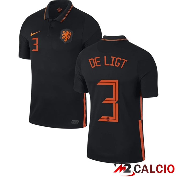 Maglie Calcio Personalizzate,Tute Calcio Squadre,Maglia Nazionale Italiana Calcio | Maglia Nazionale Paesi Bassi (DE LIGT 3) Seconda 2020/2021