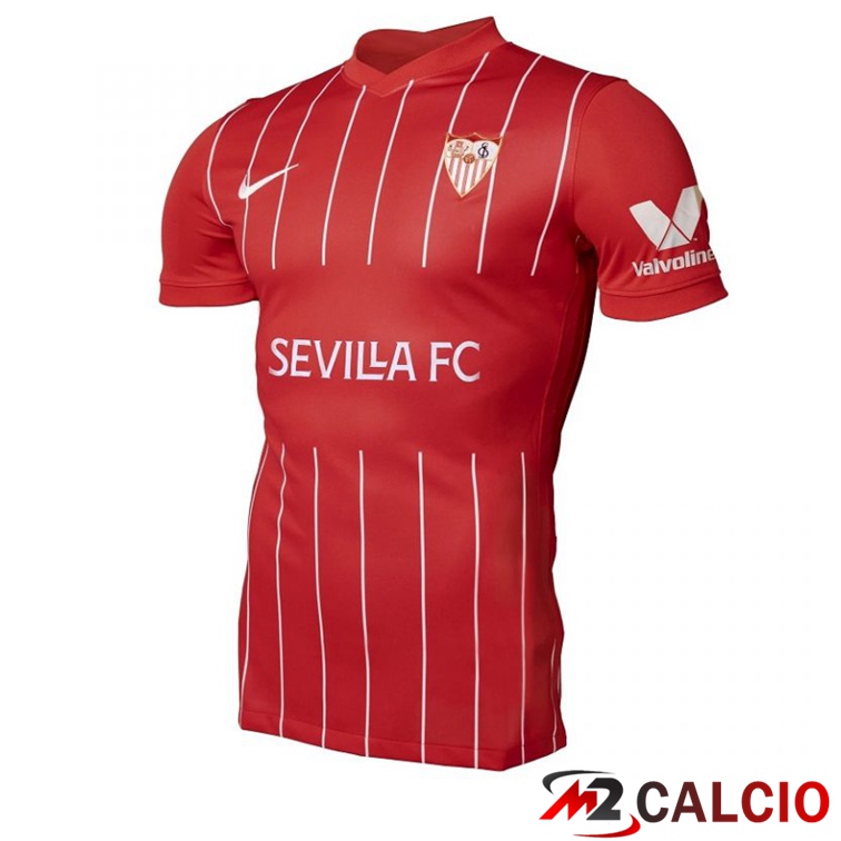 Maglie Calcio Personalizzate,Tute Calcio Squadre,Maglia Nazionale Italiana Calcio | Maglie Calcio Sevilla FC Seconda Rosso 2021/2022