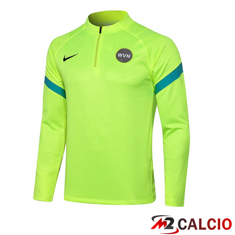 Maglie Calcio Personalizzate,Tute Calcio Squadre,Maglia Nazionale Italiana Calcio | Felpa Allenamento Inter Milan Verde 2021/2022