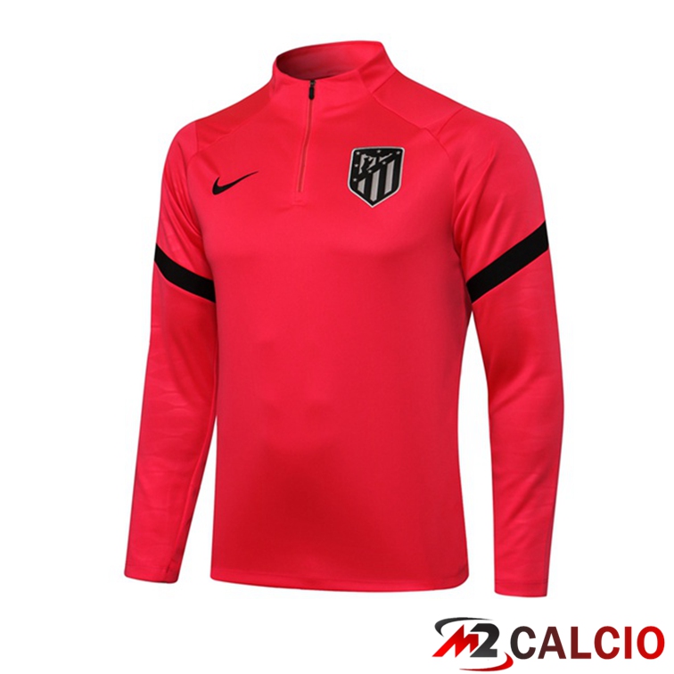 Maglie Calcio Personalizzate,Tute Calcio Squadre,Maglia Nazionale Italiana Calcio | Felpa Allenamento Atletico Madrid Rosa 2021/2022