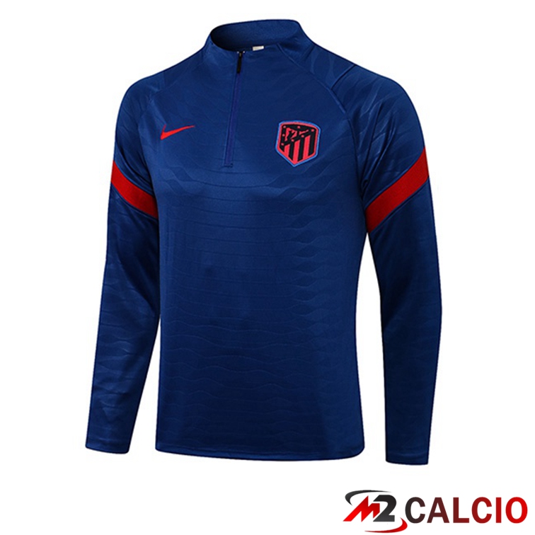 Maglie Calcio Personalizzate,Tute Calcio Squadre,Maglia Nazionale Italiana Calcio | Felpa Allenamento Atletico Madri Blu 2021/2022