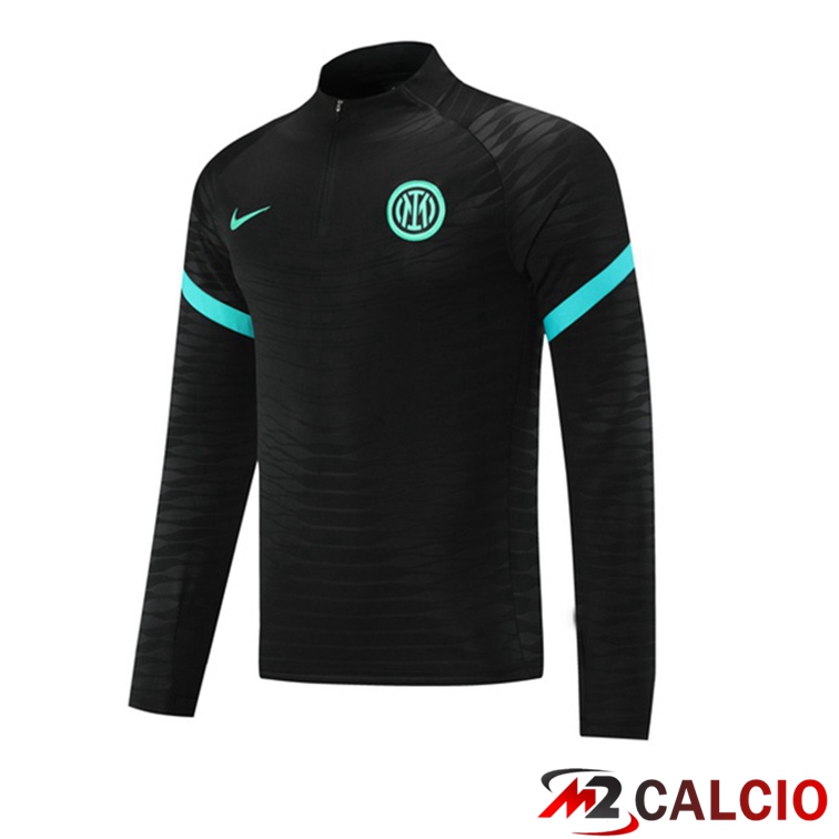 Maglie Calcio Personalizzate,Tute Calcio Squadre,Maglia Nazionale Italiana Calcio | Felpa Allenamento Inter Milan Nero 2021/2022