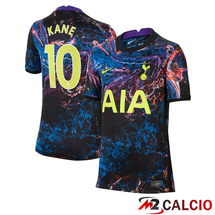 Maglie Calcio Personalizzate,Tute Calcio Squadre,Maglia Nazionale Italiana Calcio | Maglia Tottenham Hotspur (KANE 10) Bambino Seconda 2021/2022