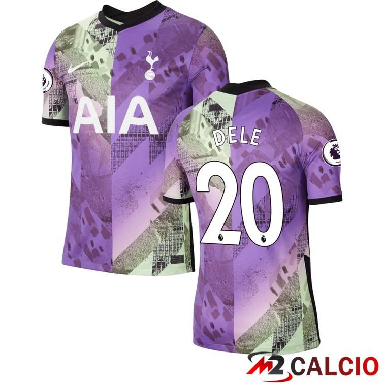 Maglie Calcio Personalizzate,Tute Calcio Squadre,Maglia Nazionale Italiana Calcio | Maglia Tottenham Hotspur (DELE 20) Terza 2021/2022
