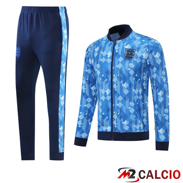 Maglie Calcio Personalizzate,Tute Calcio Squadre,Maglia Nazionale Italiana Calcio | Insieme Tuta Calcio - Giacca Inghilterra Blu 2021/2022