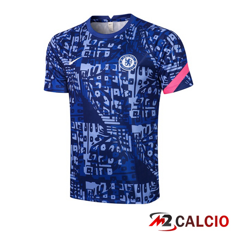Maglie Calcio Personalizzate,Tute Calcio Squadre,Maglia Nazionale Italiana Calcio | Maglia Allenamento FC Chelsea Blu 2021/2022