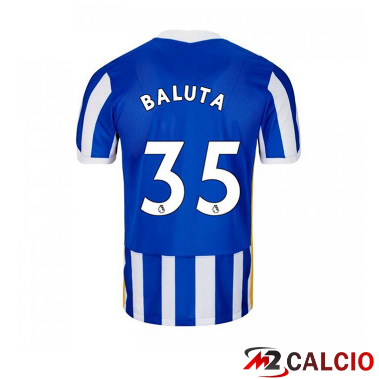 Maglie Calcio Personalizzate,Tute Calcio Squadre,Maglia Nazionale Italiana Calcio | Maglia Brentford FC (BALUTA 35) Prima Blu/Bianco 2021/22