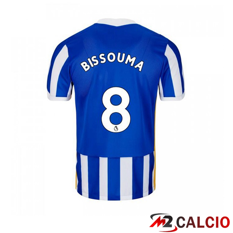 Maglie Calcio Personalizzate,Tute Calcio Squadre,Maglia Nazionale Italiana Calcio | Maglia Brentford FC (BISSOUMA 8) Prima Blu/Bianco 2021/22