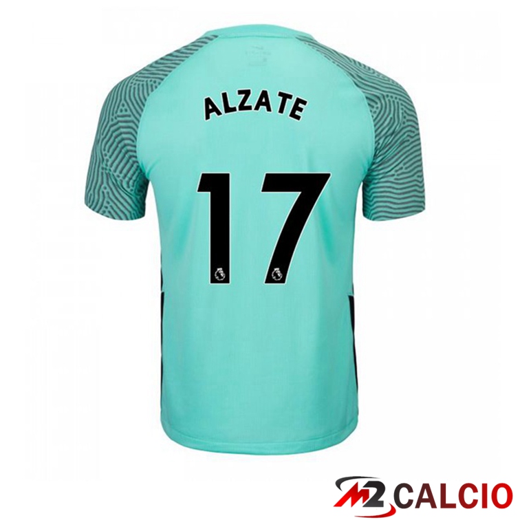 Maglie Calcio Personalizzate,Tute Calcio Squadre,Maglia Nazionale Italiana Calcio | Maglia Brentford FC (ALZATE 17) Seconda Verde 2021/22