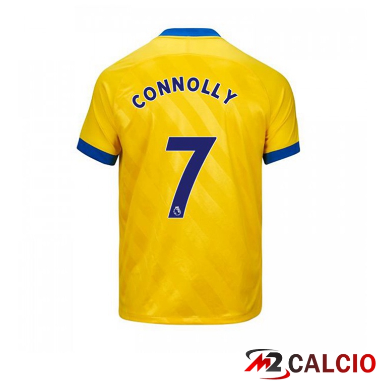Maglie Calcio Personalizzate,Tute Calcio Squadre,Maglia Nazionale Italiana Calcio | Maglia Brentford FC (CONNOLLY 7) Terza Giallo 2021/22