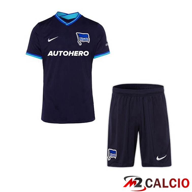 Maglie Calcio Personalizzate,Tute Calcio Squadre,Maglia Nazionale Italiana Calcio | Maglia Hertha BSC Bambino Seconda Blu 2021/22
