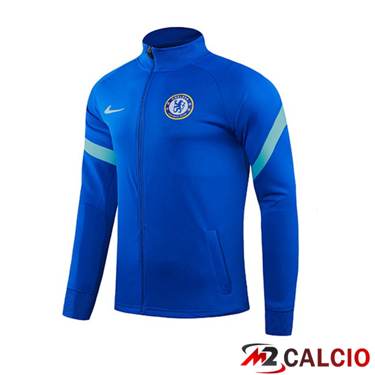 Maglie Calcio Personalizzate,Tute Calcio Squadre,Maglia Nazionale Italiana Calcio | Giacca Calcio FC Chelsea Blu 2021/2022