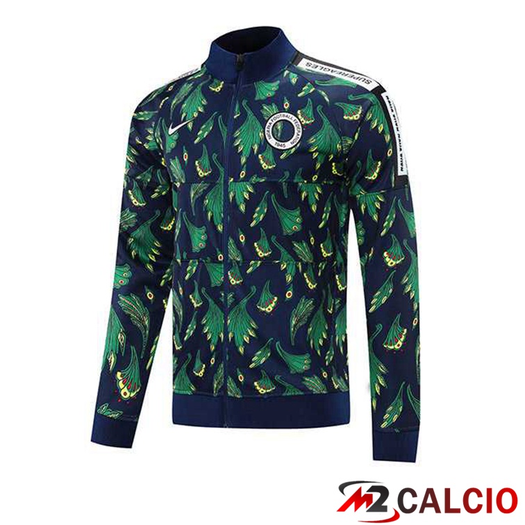 Maglie Calcio Personalizzate,Tute Calcio Squadre,Maglia Nazionale Italiana Calcio | Giacca Calcio Nigeria Nero Verde 2021/2022
