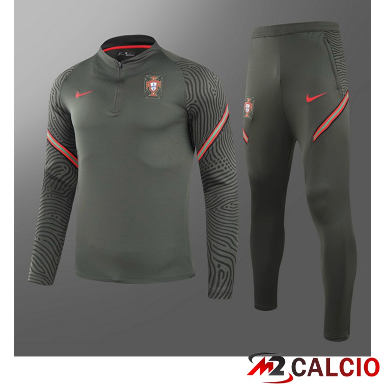 Maglie Calcio Personalizzate,Tute Calcio Squadre,Maglia Nazionale Italiana Calcio | Tuta Calcio Bambino Portogallo Verde 2021/2022