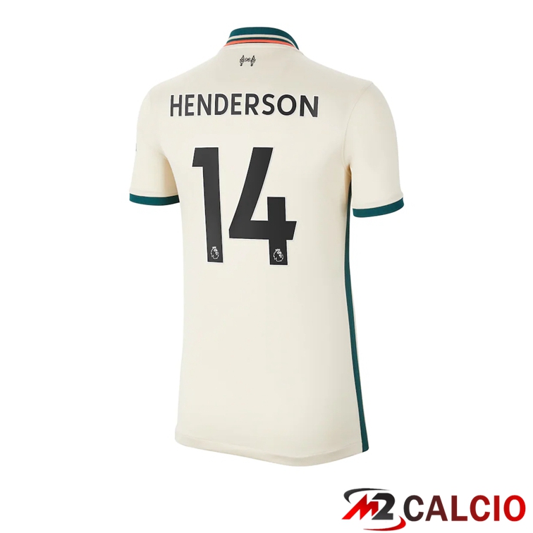 Maglie Calcio Personalizzate,Tute Calcio Squadre,Maglia Nazionale Italiana Calcio | Maglia FC Liverpool (HENDERSON 14) Donna Seconda Bronzer 2021/2022