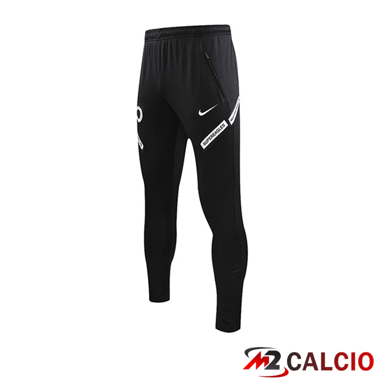 Maglie Calcio Personalizzate,Tute Calcio Squadre,Maglia Nazionale Italiana Calcio | Pantaloni Da Training Nigeria Nero 2021/2022