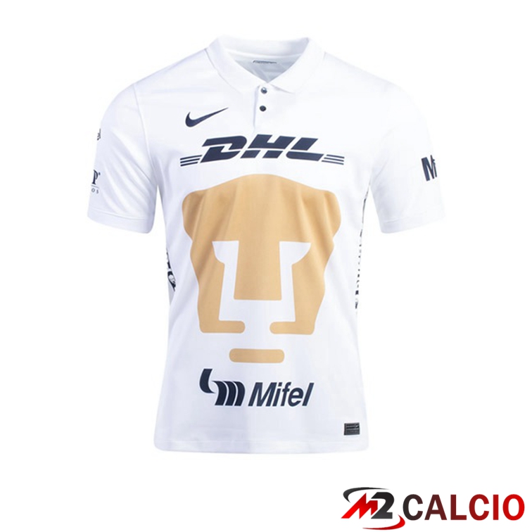 Maglie Calcio Personalizzate,Tute Calcio Squadre,Maglia Nazionale Italiana Calcio | Maglia Pumas UNAM Prima Bianco 2021/22