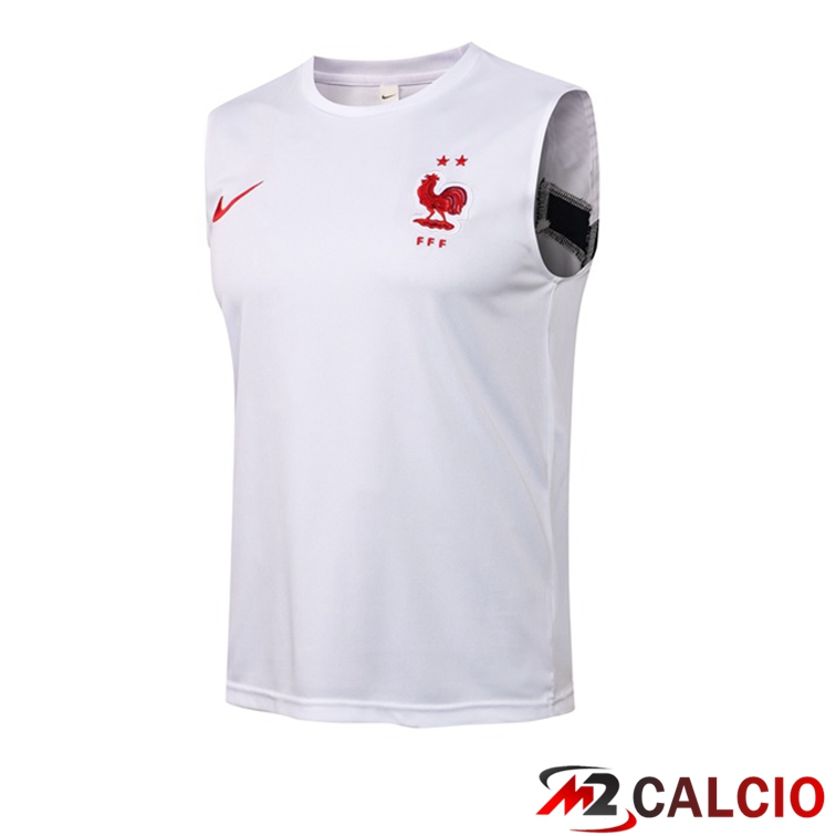 Maglie Calcio Personalizzate,Tute Calcio Squadre,Maglia Nazionale Italiana Calcio | Canotta Calcio Francia Bianco 2021/2022