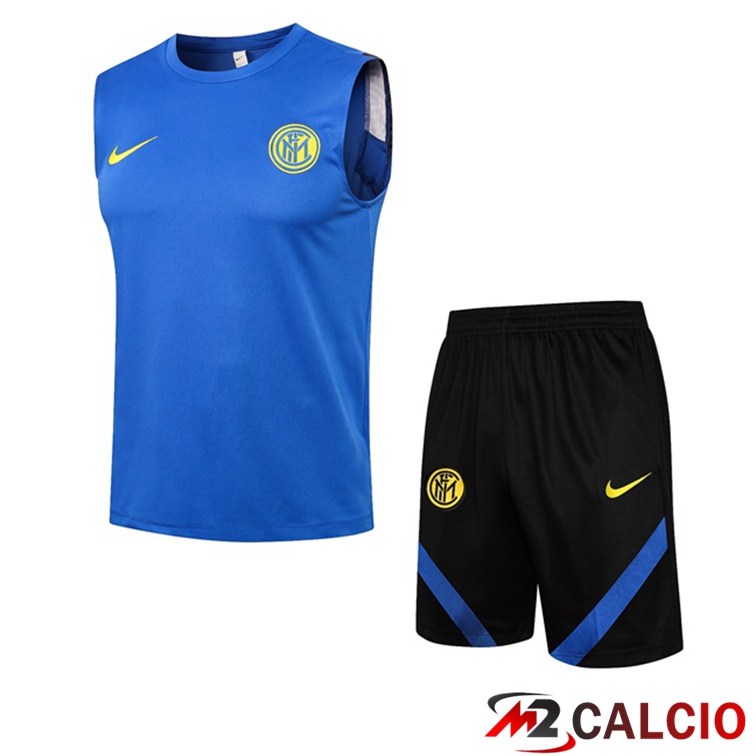 Maglie Calcio Personalizzate,Tute Calcio Squadre,Maglia Nazionale Italiana Calcio | Canotta Calcio Inter Milan + Pantaloncini Blu 2021/2022