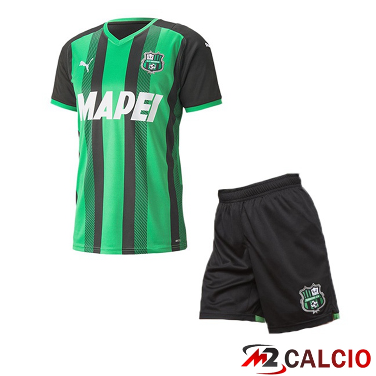 Maglie Calcio Personalizzate,Tute Calcio Squadre,Maglia Nazionale Italiana Calcio | Maglie Calcio US Sassuolo Bambino Prima 21/22